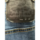 Levi's Blue Ankle Jeans