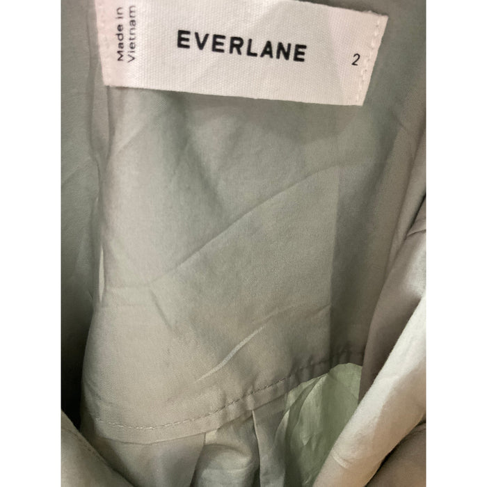 Everlane Green Shirt Dress - Women's Size 2