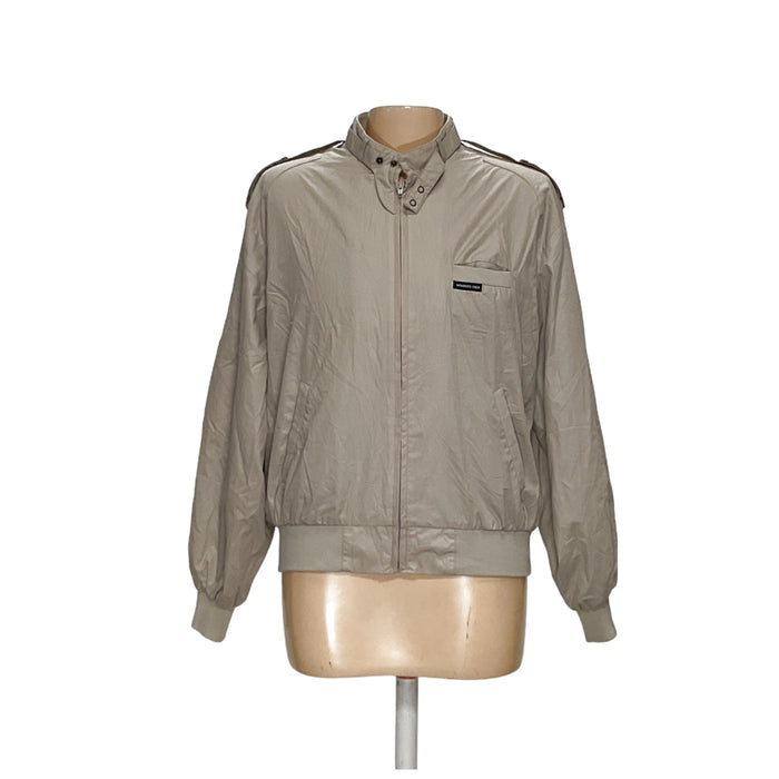 Members Only Beige XL Bomber Jacket