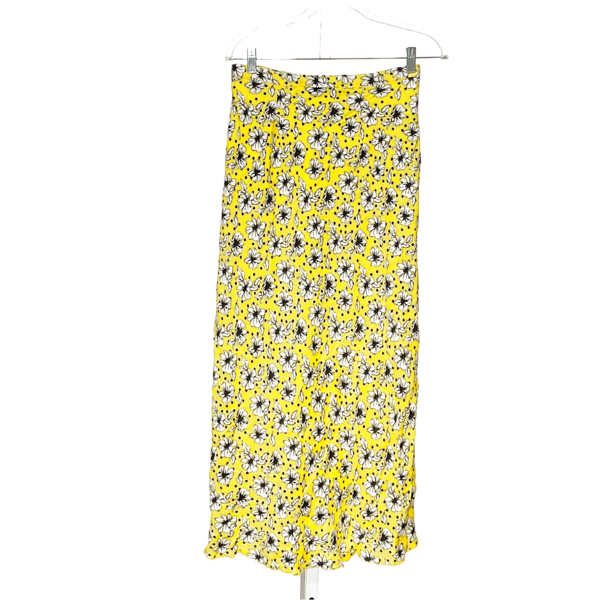 ZARA Yellow Maxi Skirt - Women's S