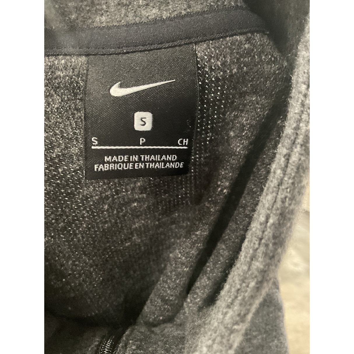 Nike Women's Gray Henley Sweater