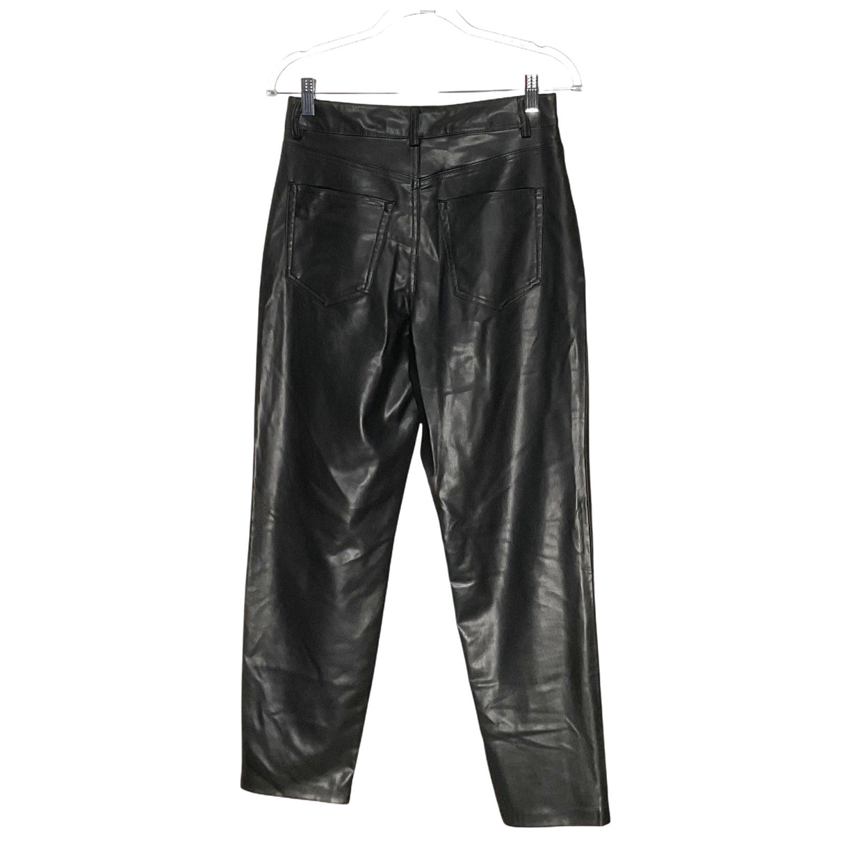 ZARA Black Faux Leather Pants - Women's Size 6