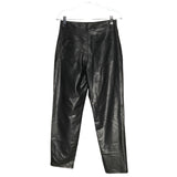 ZARA Black Faux Leather Pants - Women's Size 6