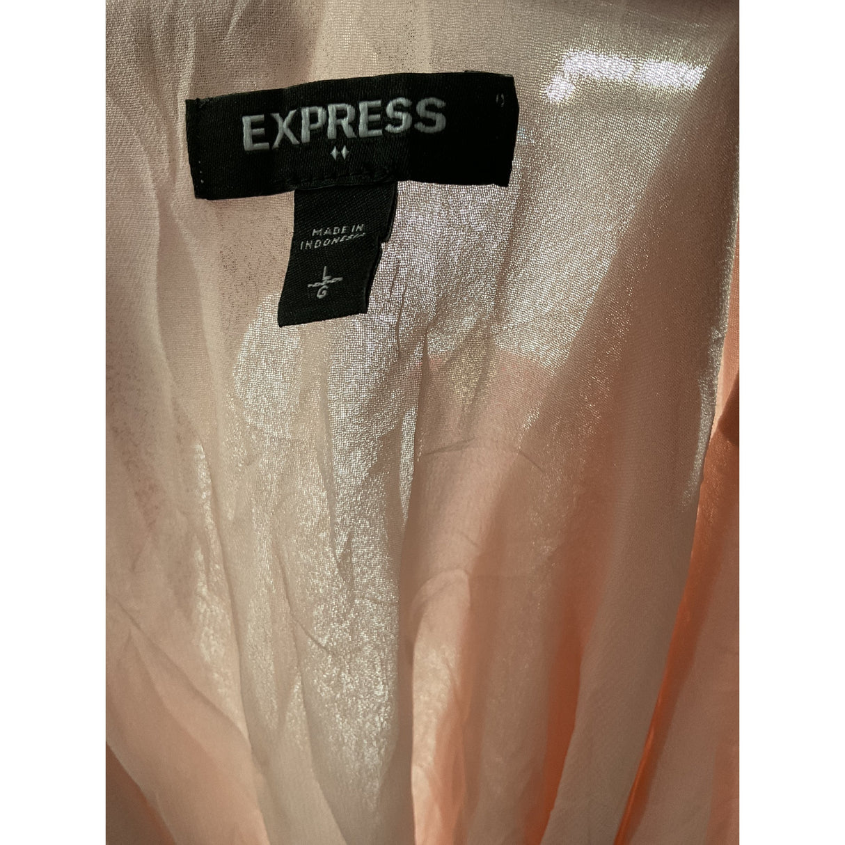 Express Pink Blouse - Size L