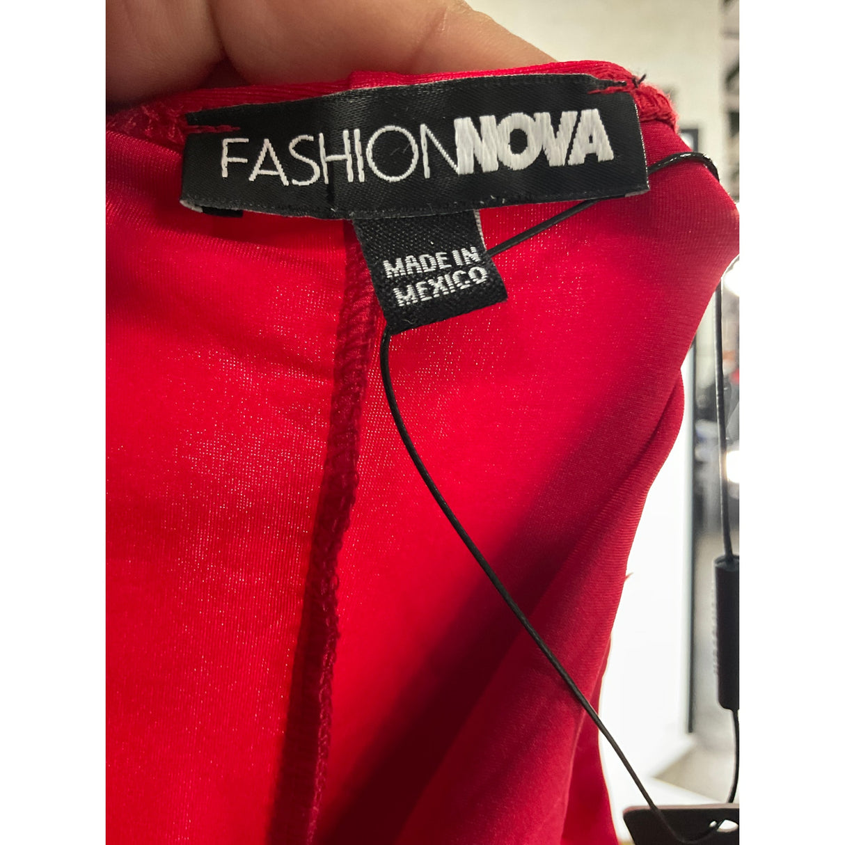 Fashion Nova Red Hi-Low Bodycon Dress XL