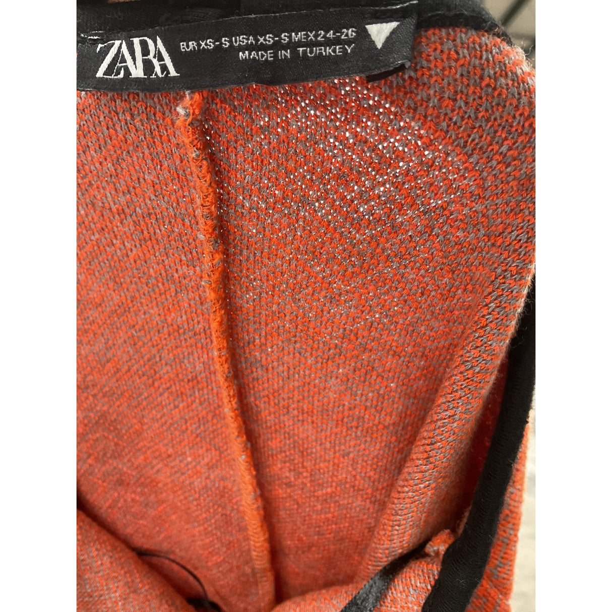 ZARA Orange Sheath Dress