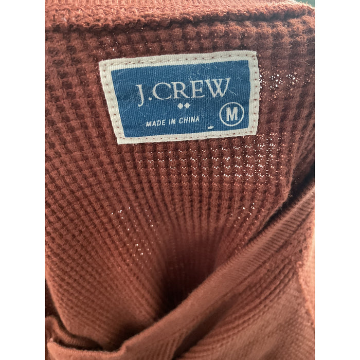 J. Crew Brown Cotton Pullover Sweater - Men's M