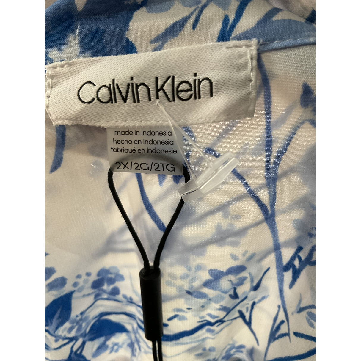 Calvin Klein Women's Multicolor Button-Up Top