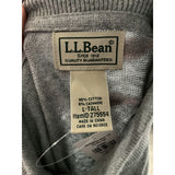 L.L. Bean Gray Men's Cotton Pullover Sweater