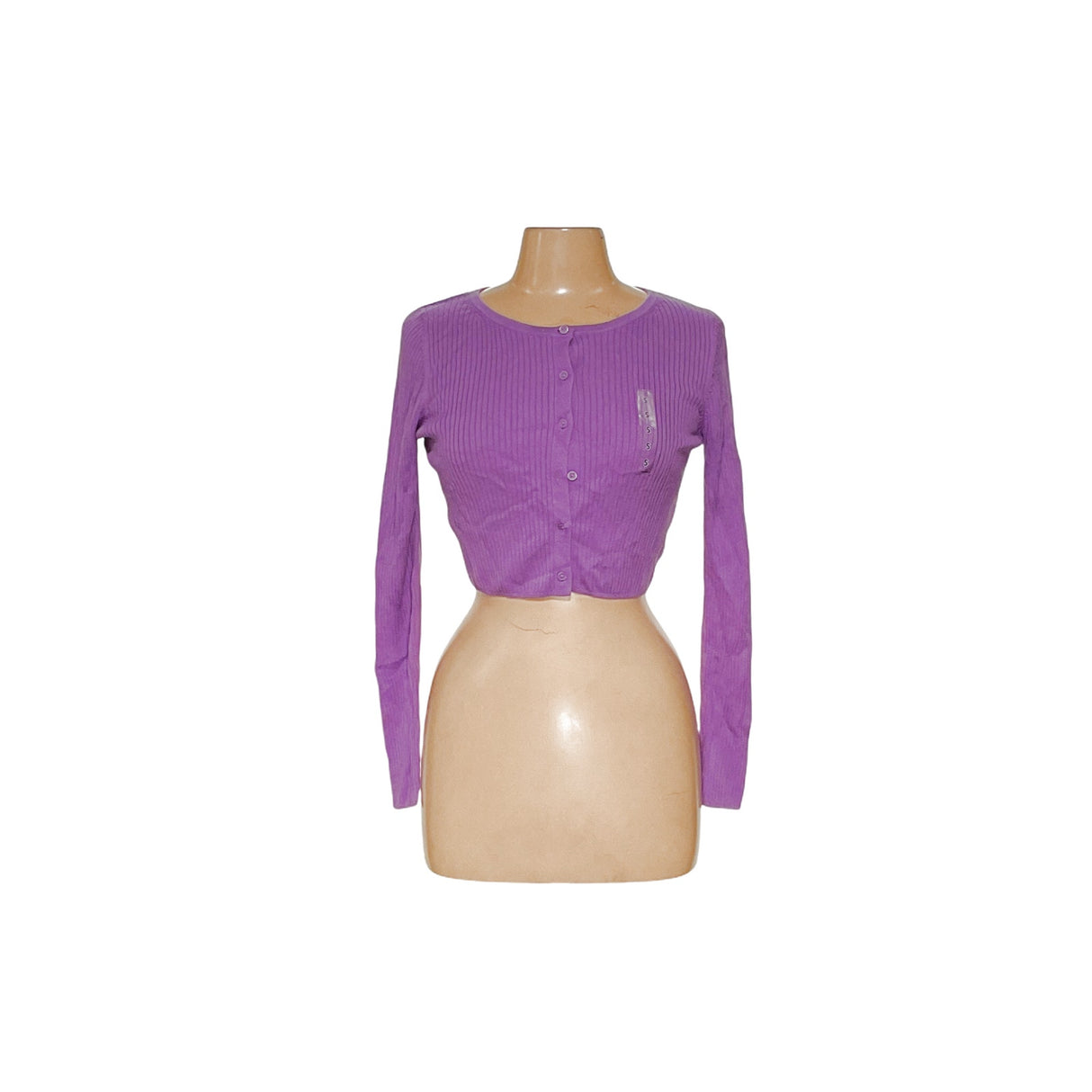 Uniqlo Women's Purple Knit Cardigan