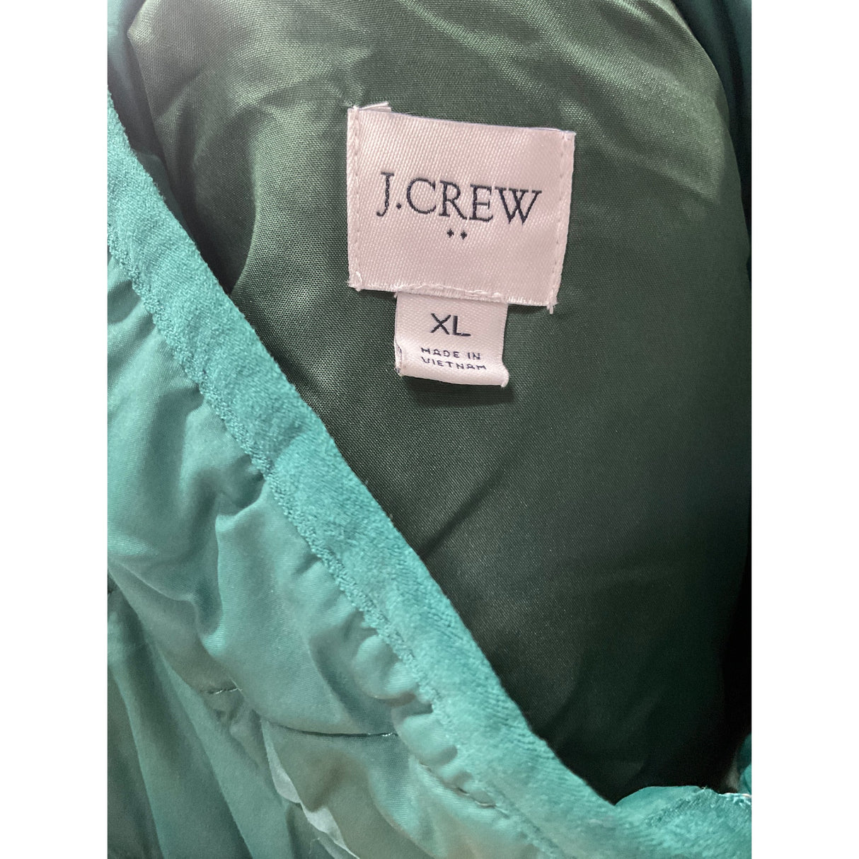 J. CREW Green Women's Vest, XL