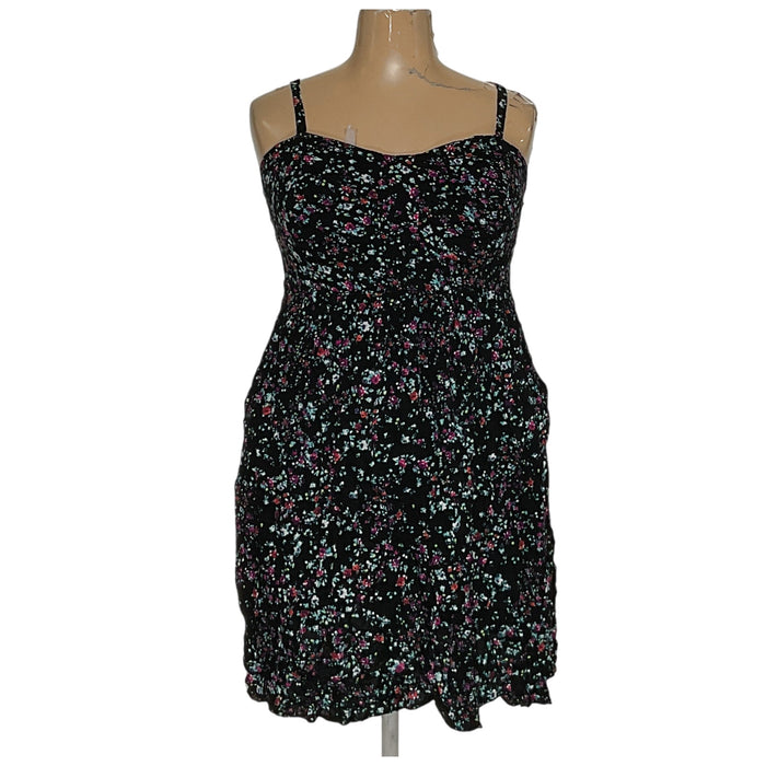 TORRID Black Cotton Sundress - Size 2