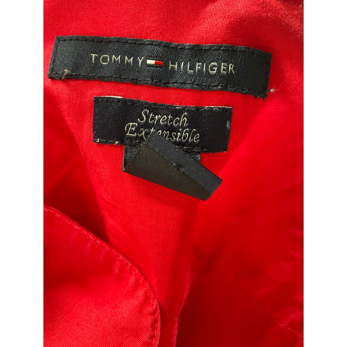 Tommy Hilfiger Red Midi Shirt Dress - Women's M