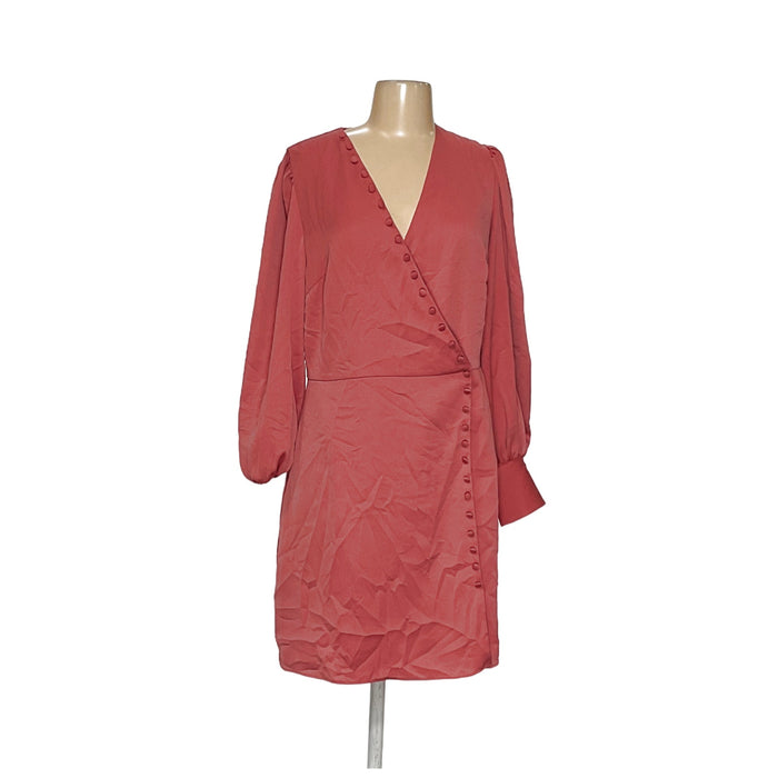 ALEXIA ADMOR Pink Midi Shirt Dress in Size 8