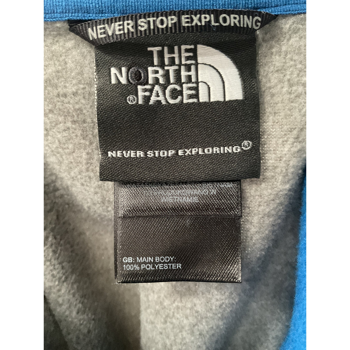 Men's TNF Gray Sherpa Henley Sweatshirt M