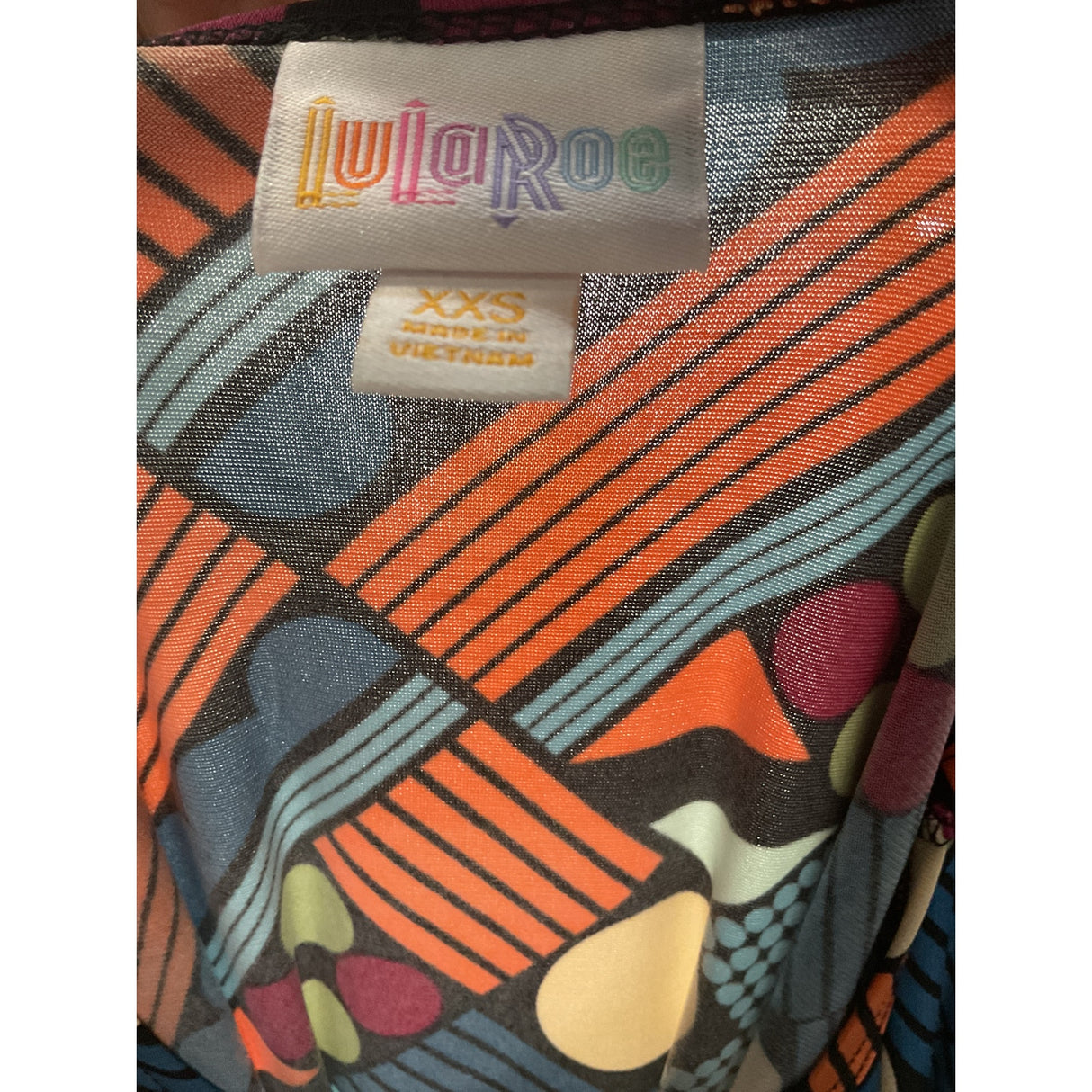 Lularoe Multicolor Geometric Blouse