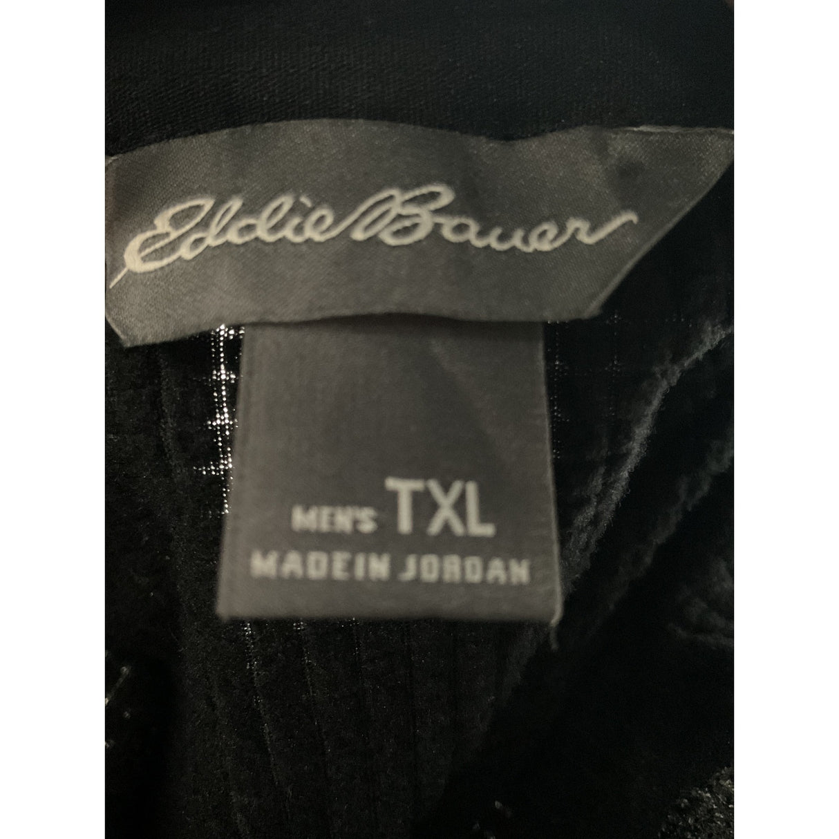 Eddie Bauer Black Henley Sweatshirt TXL