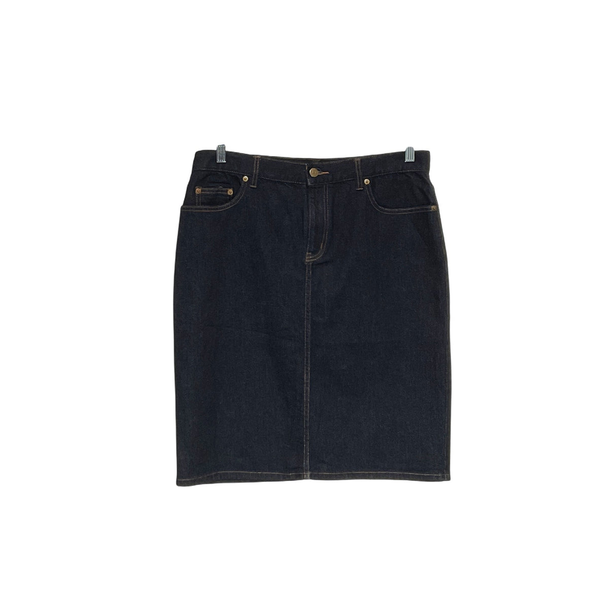 Lauren Ralph Lauren Women's Blue Denim Skirt - Size 10