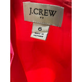 J. Crew Red Awning Stripe Blouse, Size 6