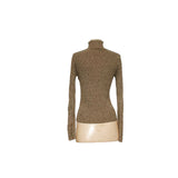 LOFT Beige Silk Pullover Sweater - Women's M