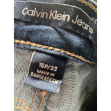 Calvin Klein Women's Blue Ankle Jeans (Size 16P)