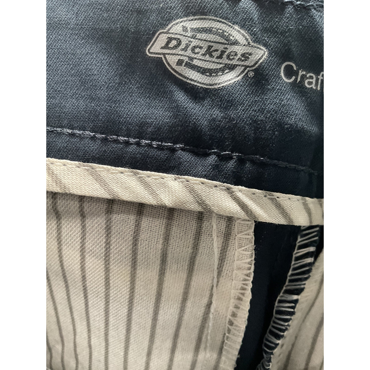 Dickies Blue Cotton Bootcut Pants