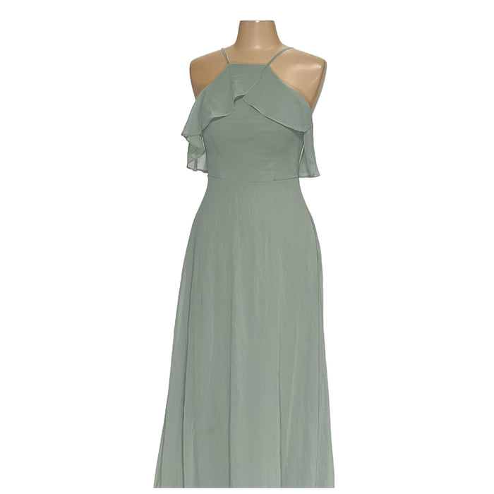 Birdy Grey Green Maxi Dress - Size M