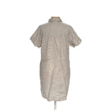 J. Crew Beige Linen Shirt Dress (S) - 39in