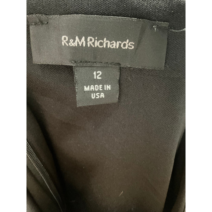 R&M Richards Black Sheath Dress