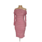 Fashion Nova Pink Bodycon Midi Dress XL