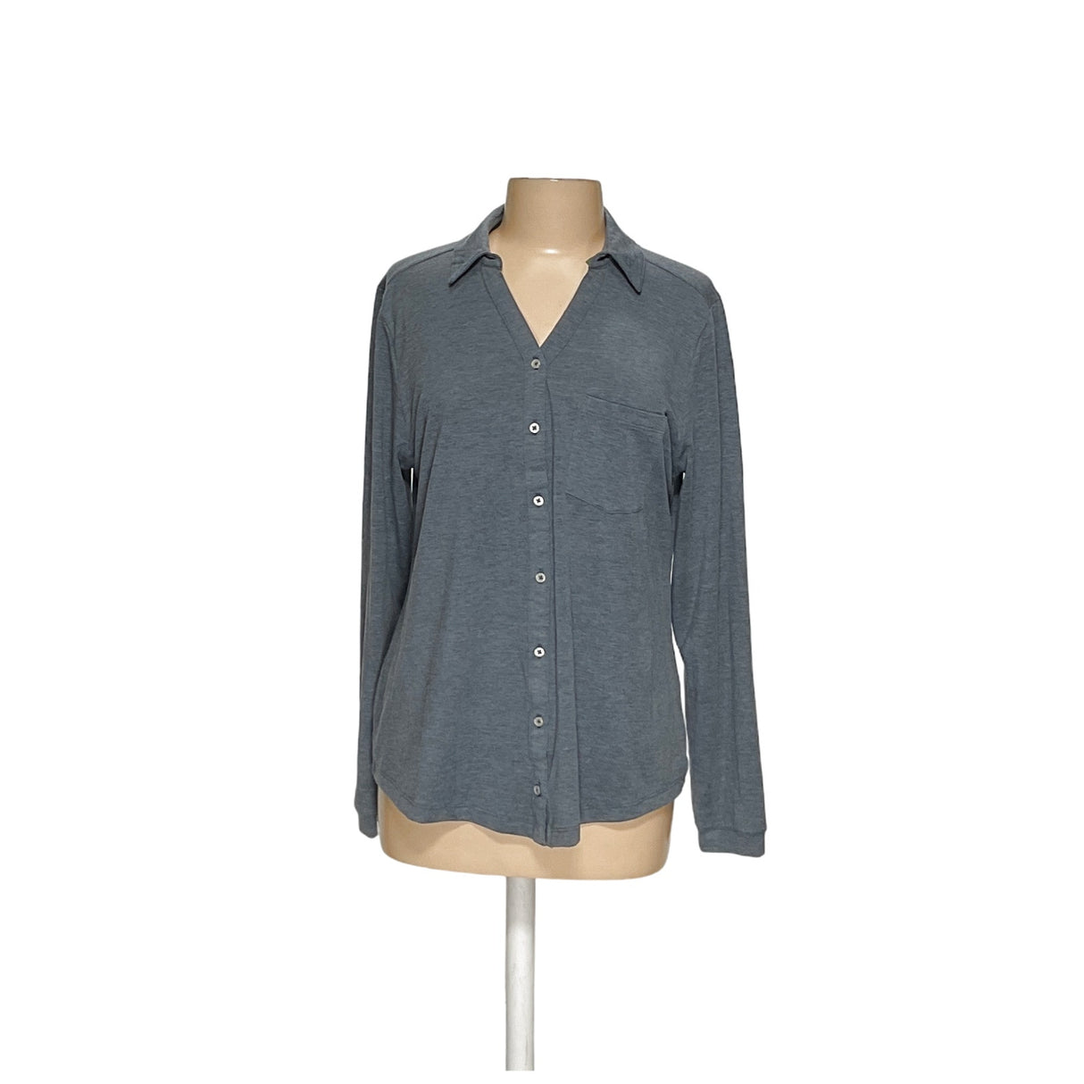 Orvis Gray Women's Button-Up Shirt, L