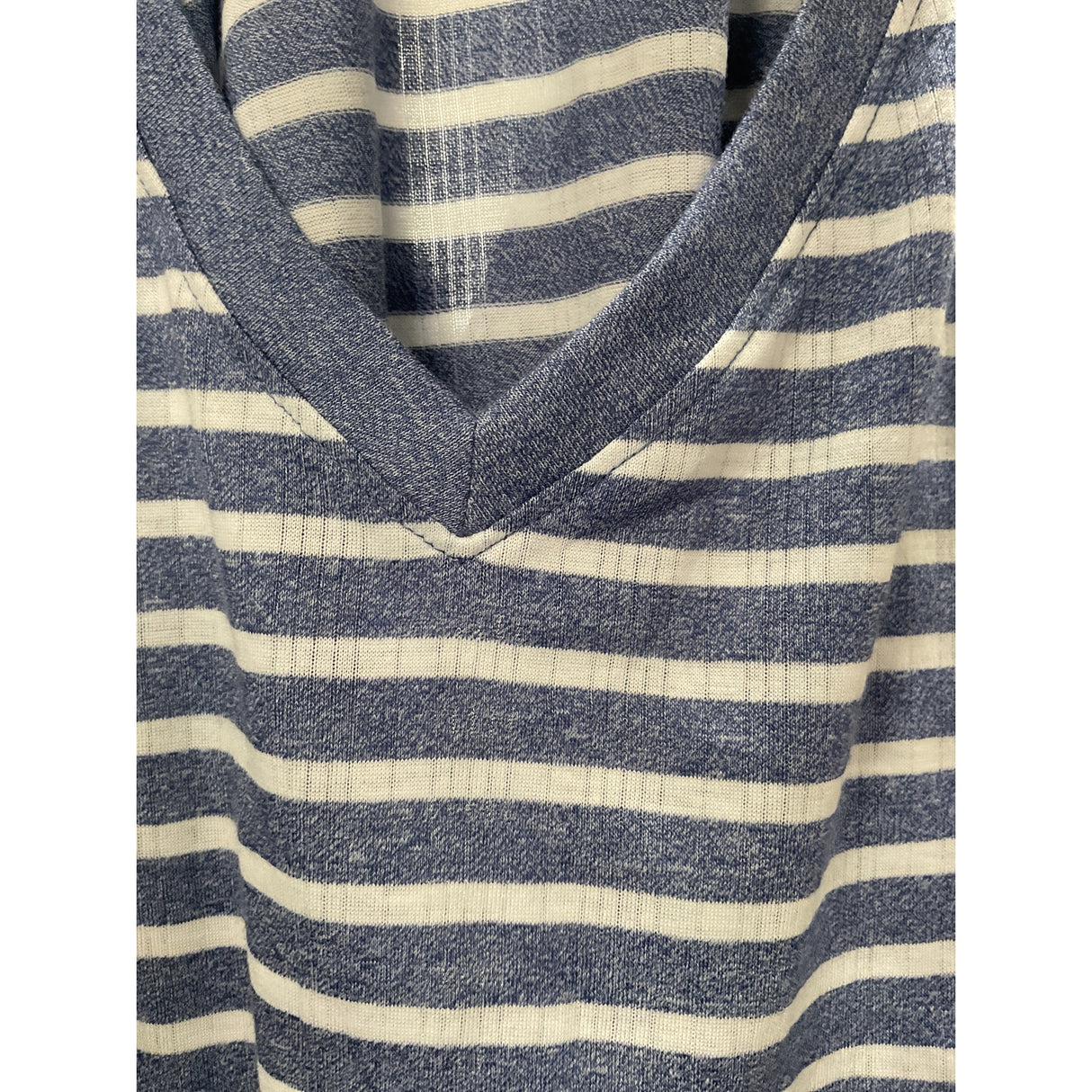 Lularoe Blue Striped Blouse XS