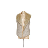 LOFT Beige Basic Jacket Vest - Women's S