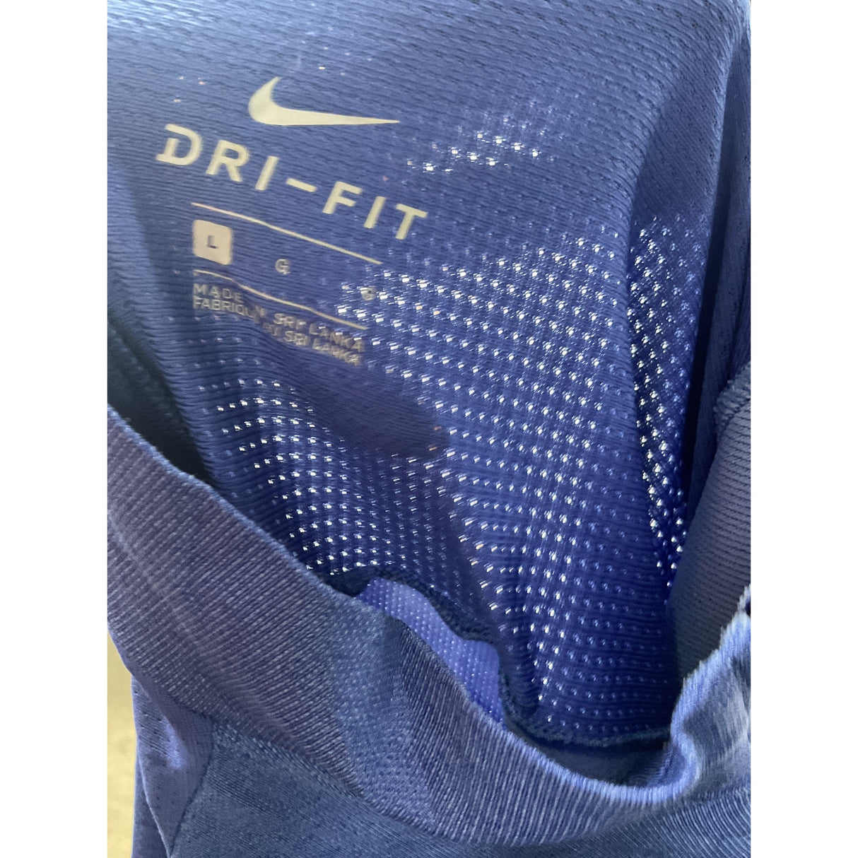 Nike Blue Henley Sweatshirt