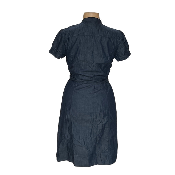 Tommy Hilfiger Blue Midi Shirt Dress - Size 14