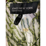 Jones New York Green Blouse - Women's Size 12