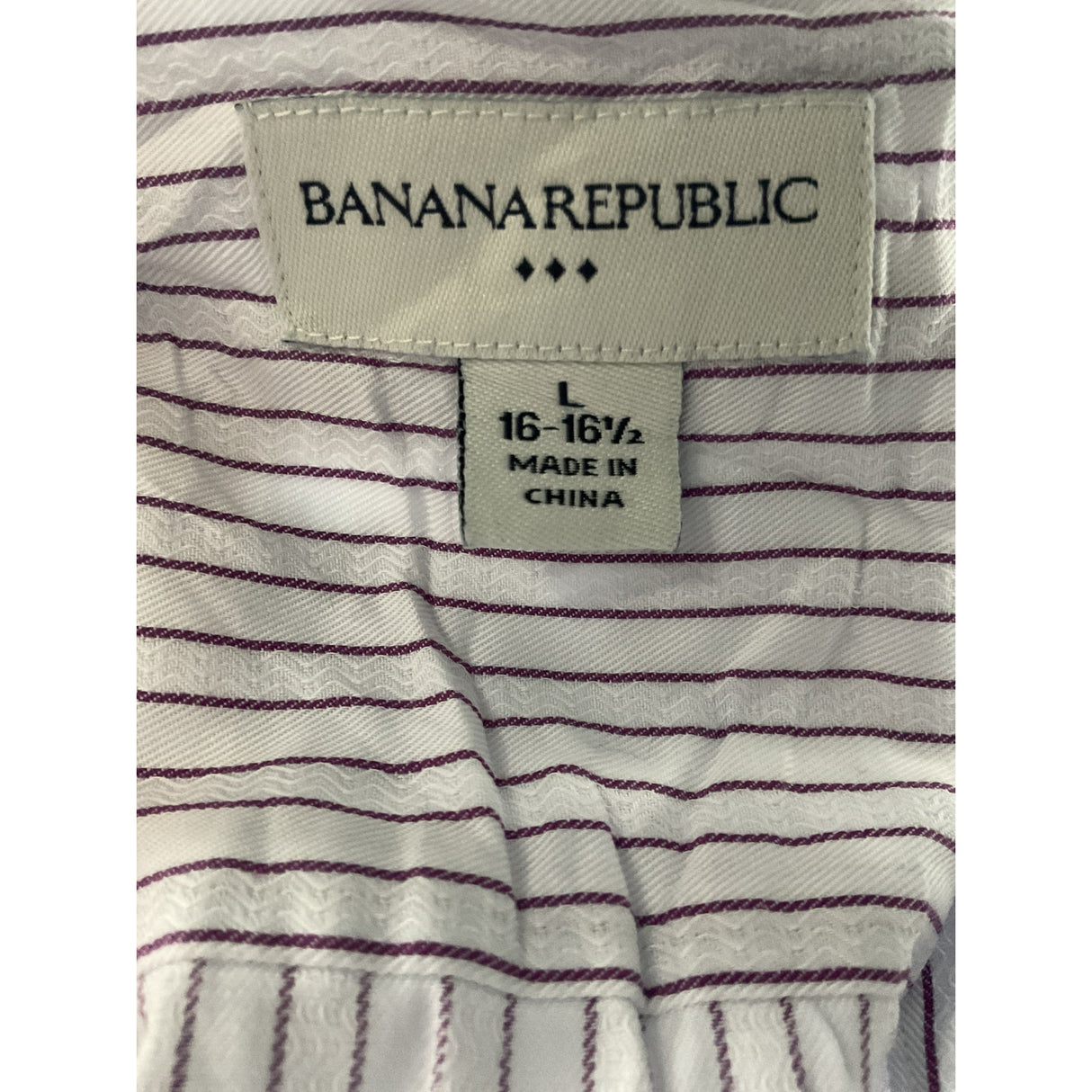 Banana Republic Men's Dress Shirt - Multicolor Striped