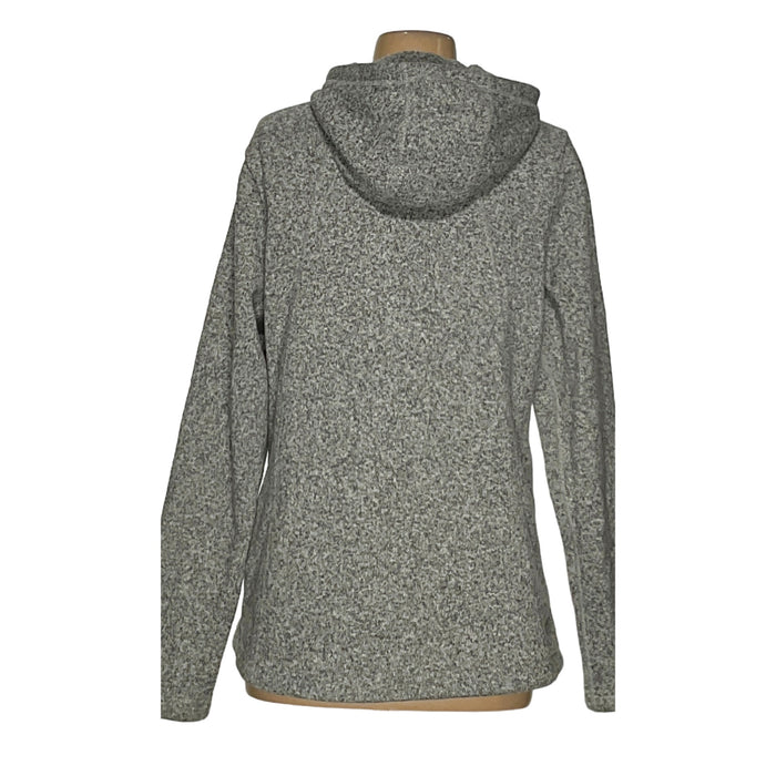 The North Face Women's Gray Full Zip Sweater, Size L