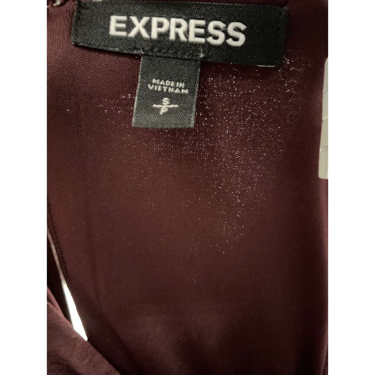 Express Brown Wrap Dress - Size S