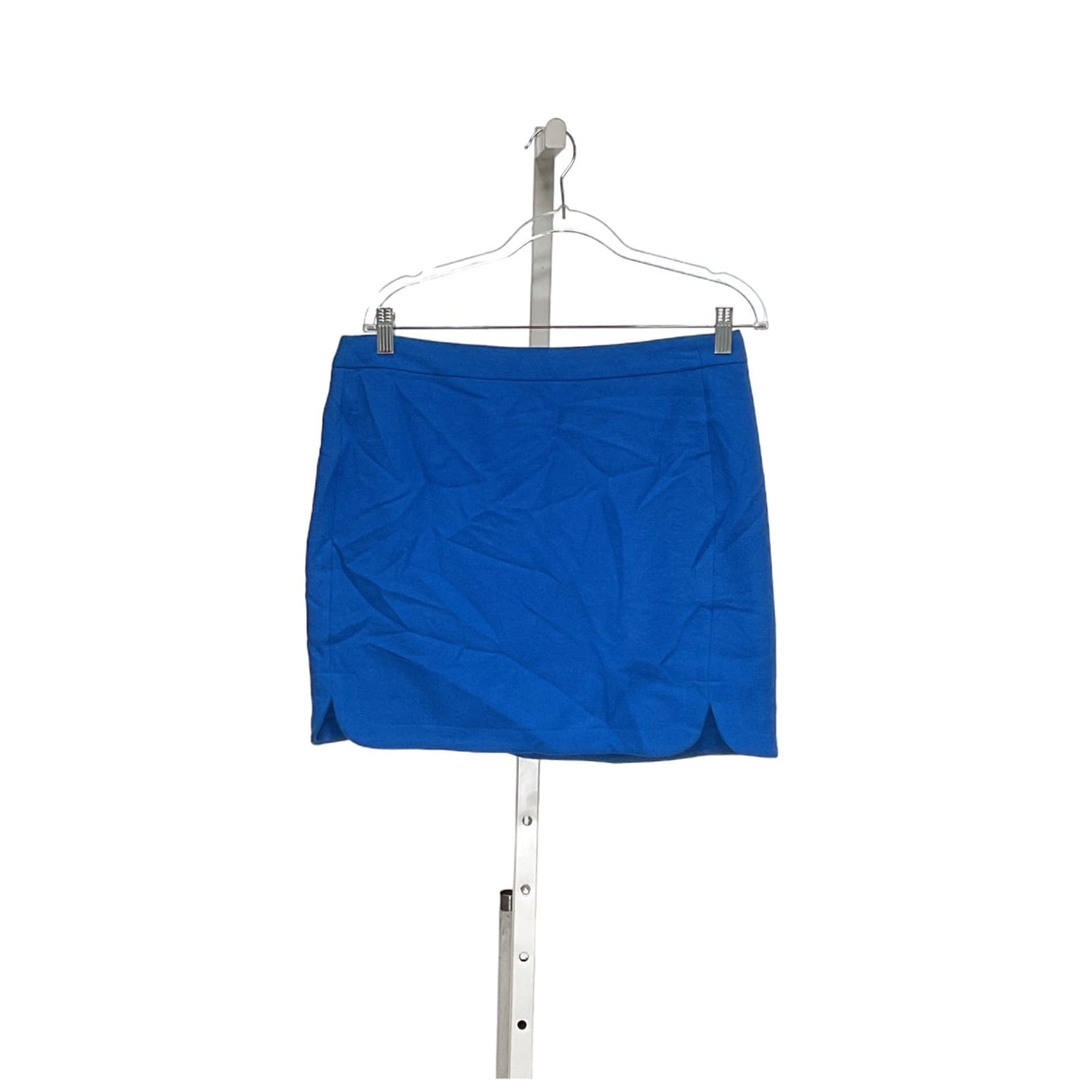 J. Crew Blue Wool Mini Skirt, Size 10