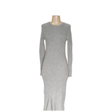 MICHAEL Michael Kors Gray Hi-Low Sweater Dress