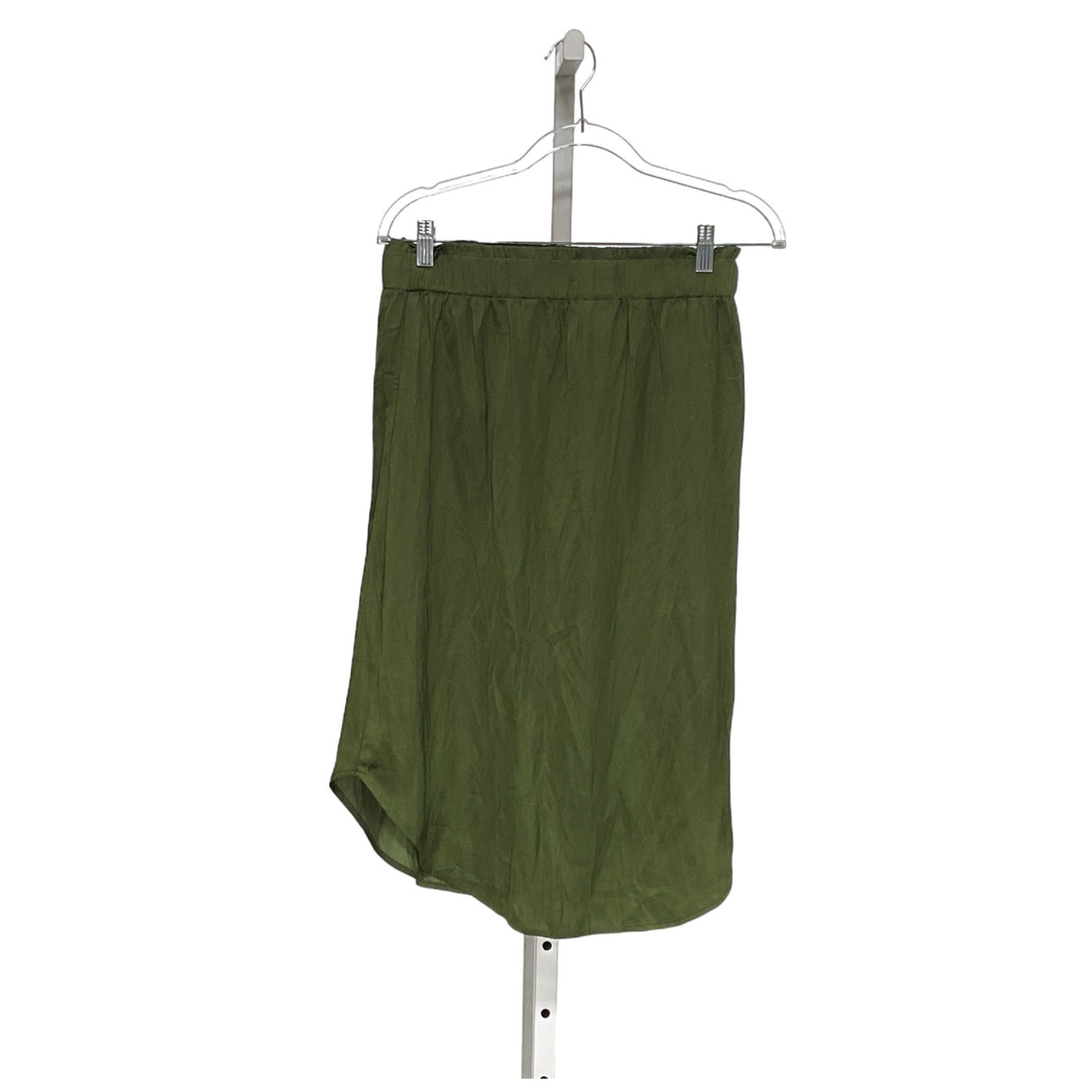 LOFT Green A-Line Skirt, Size S - 23 in length