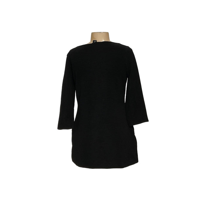 WHBM Black Cotton Blouse XL