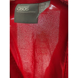 ASOS Red Polyester Blouse