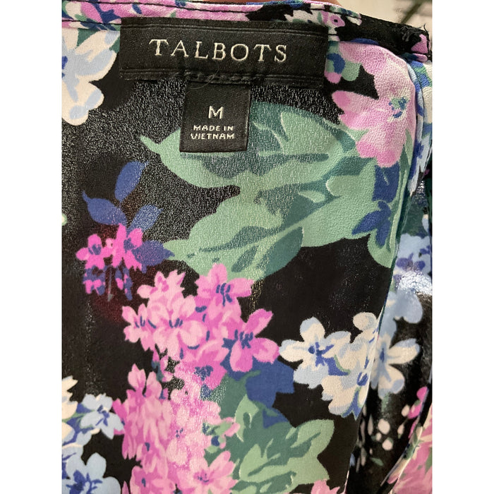 Talbots Multicolor Polyester Blouse M