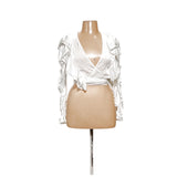 Fashion Nova White XL Blouse