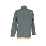 Columbia Men's Henley Sweater, Gray, Size L