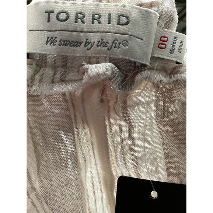 Torrid Women's Beige Sailor Shorts