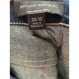 Banana Republic Blue Cotton Straight Jeans