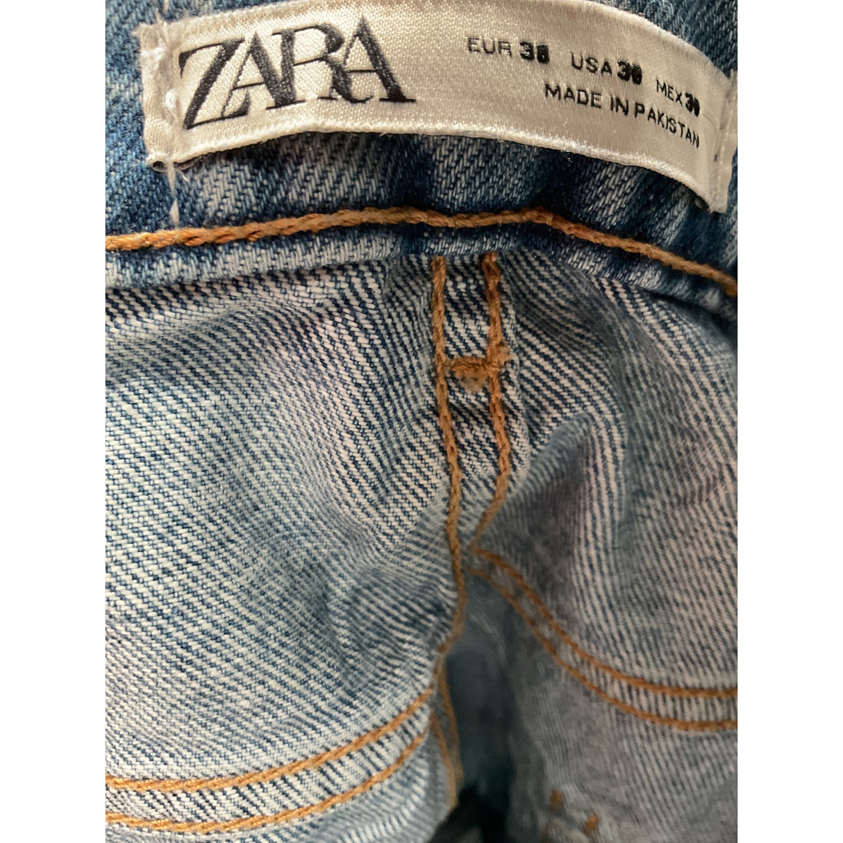 ZARA Blue Men's Bermuda Shorts